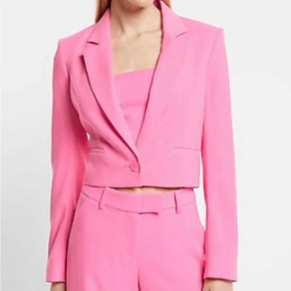 Express Vibrant Pink Women's Blazer - Picture 1 of 2